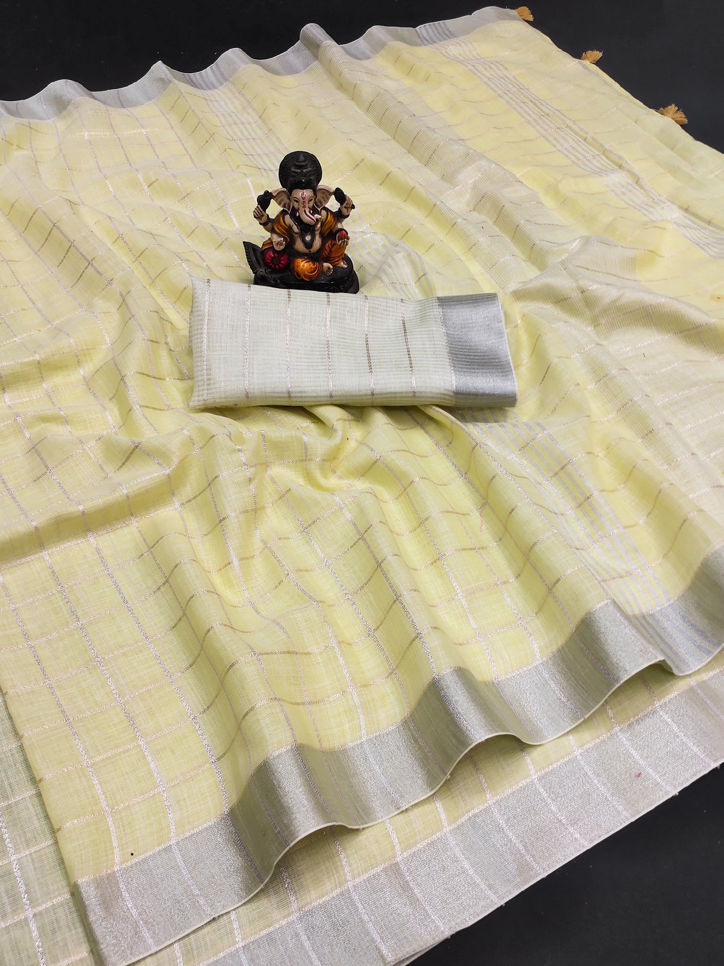 yellow New Linen Chex Concept That We Brought Only For You