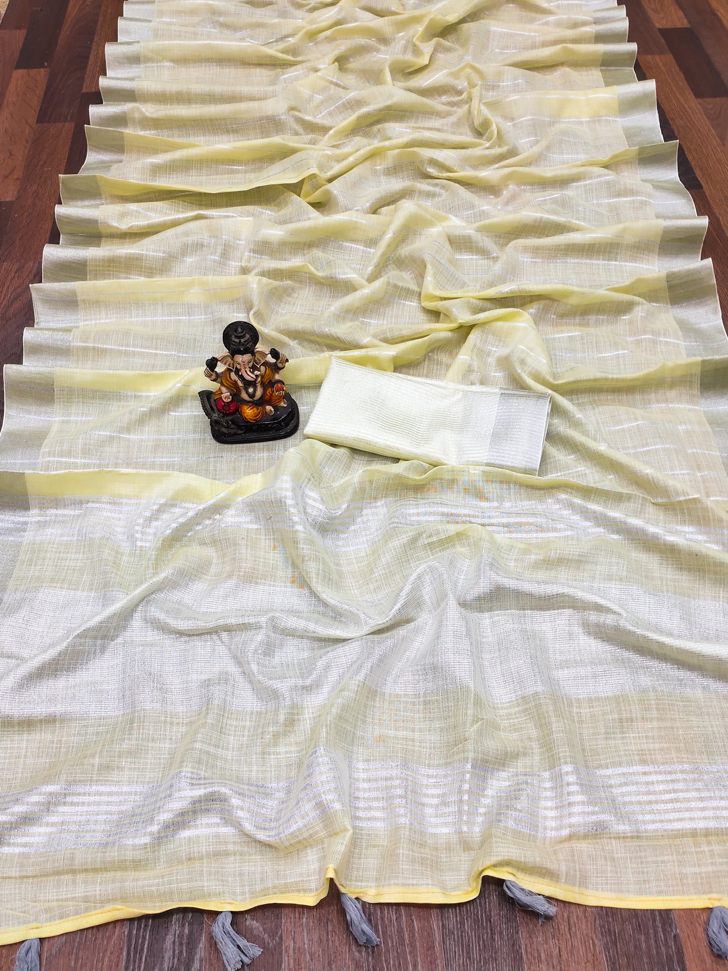 Yellow New Linen Chex Concept SIDHDHI