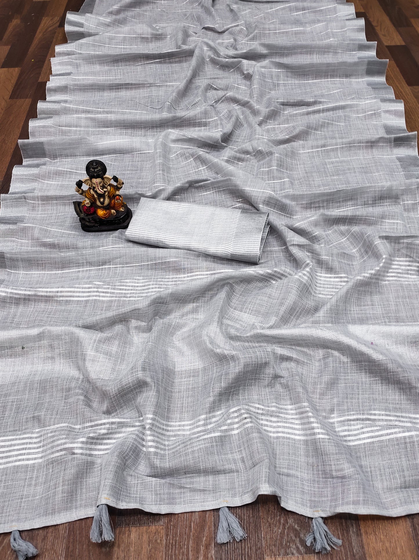 Grey New Linen Chex Concept SIDHDHI