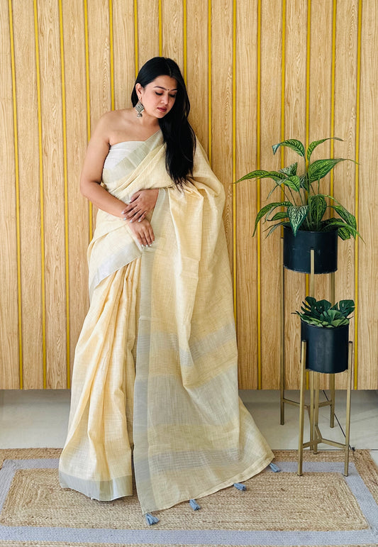 पीला लिनन ब्यूटी ग्रिवा कोलाज और ऑफिस वियर कलेक्शन