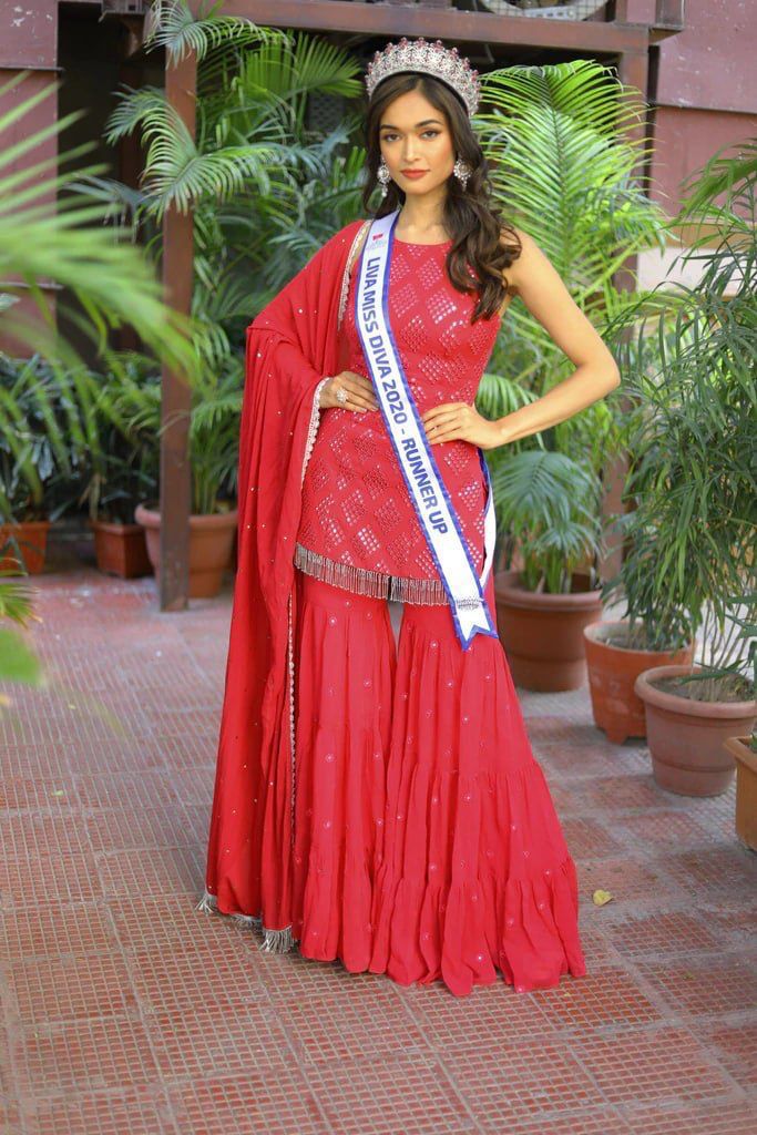 Red Sharara Suit, Indian Dress, Designer Sharara Suit, Wedding Sharara Suit, Partywear Suit,