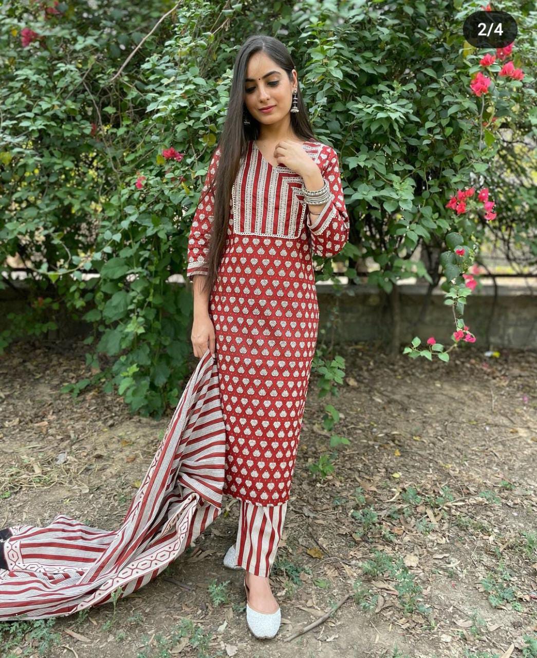 सीधी कुर्ती पैंट और दुपट्टा के साथ 3 पीस सेट, पाकिस्तानी सलवार कमीज