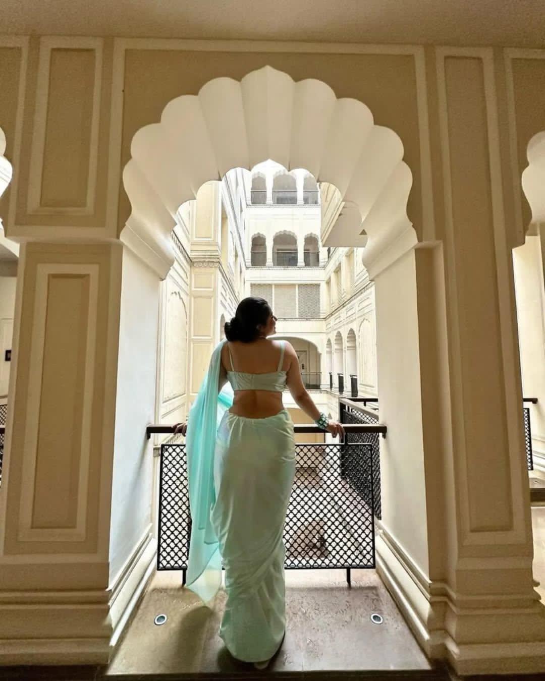 Premium Lilac unicorn Chromatic Designer Sareeat wholesale market surat sky