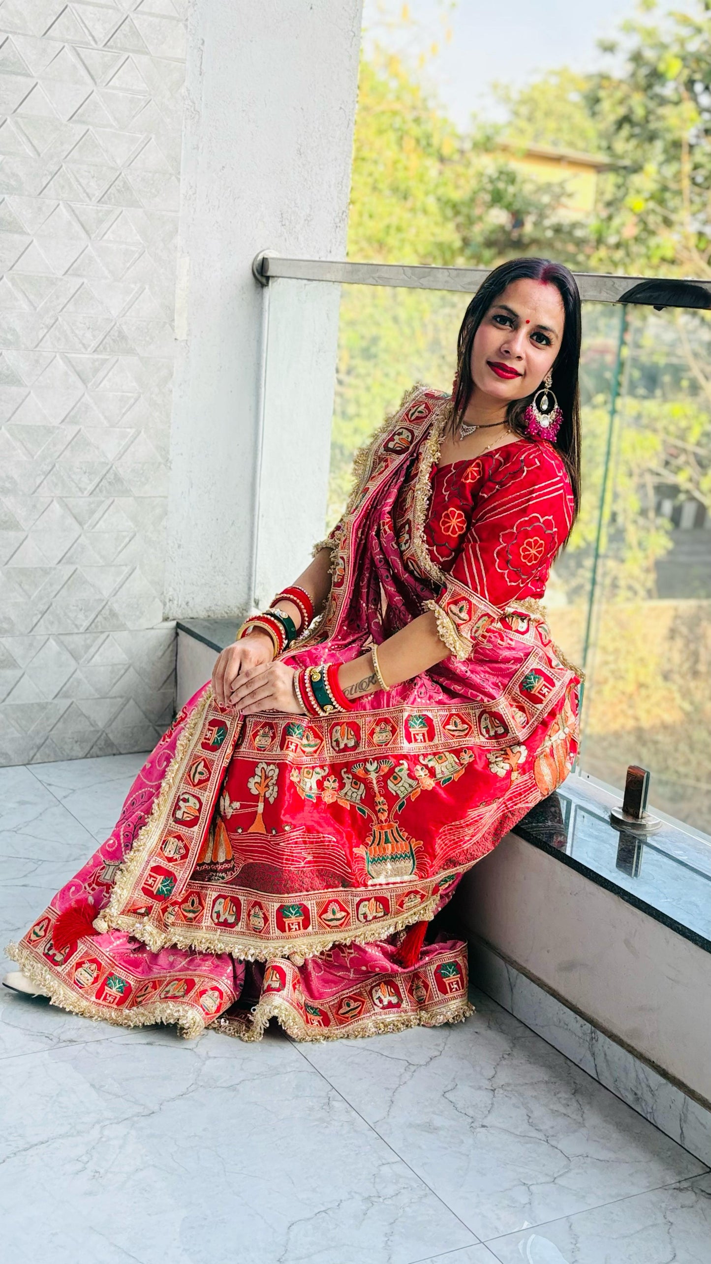 TULSI - VAT SAVITRI SPECIAL SAREE Sati Savitri Saree Womens SareesRose Pink