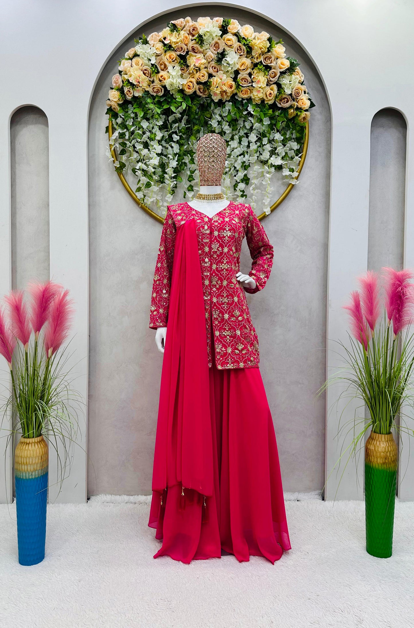 Designer Koti Pattren Work Salwar Suit