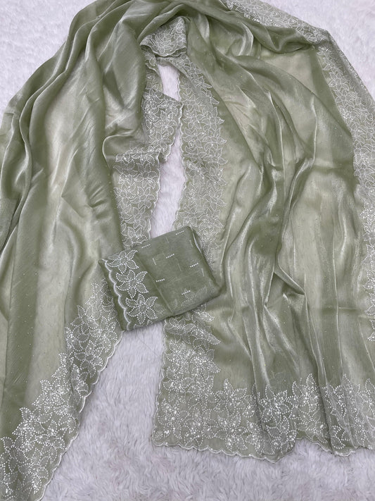 Attractive Zimmy Chhoo Work Saree