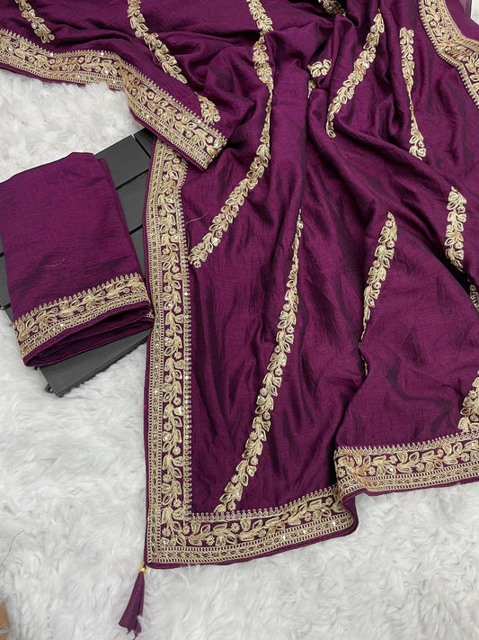 खूबसूरत सीक्वेंस विचित्रा सिल्क साड़ी