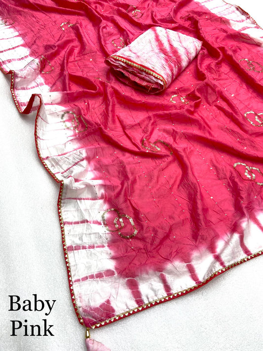 अद्वितीय डिजाइन बाटिक कॉटन वर्क साड़ी