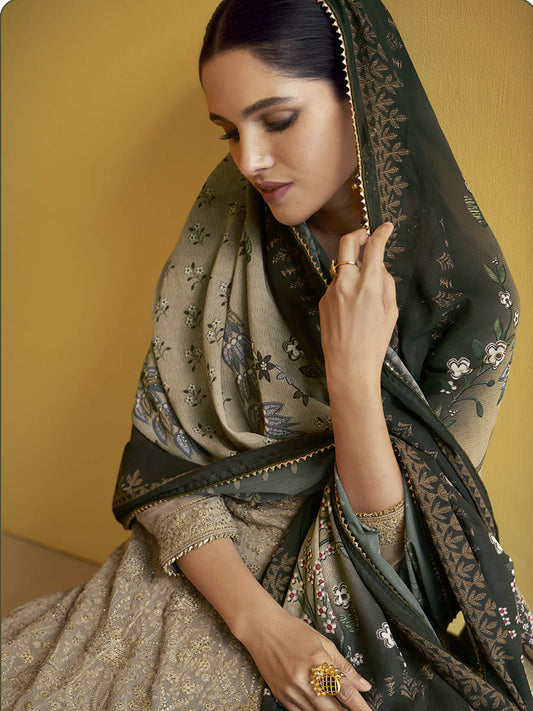 Coco Real Georgette Embroidered Party Wear Suit