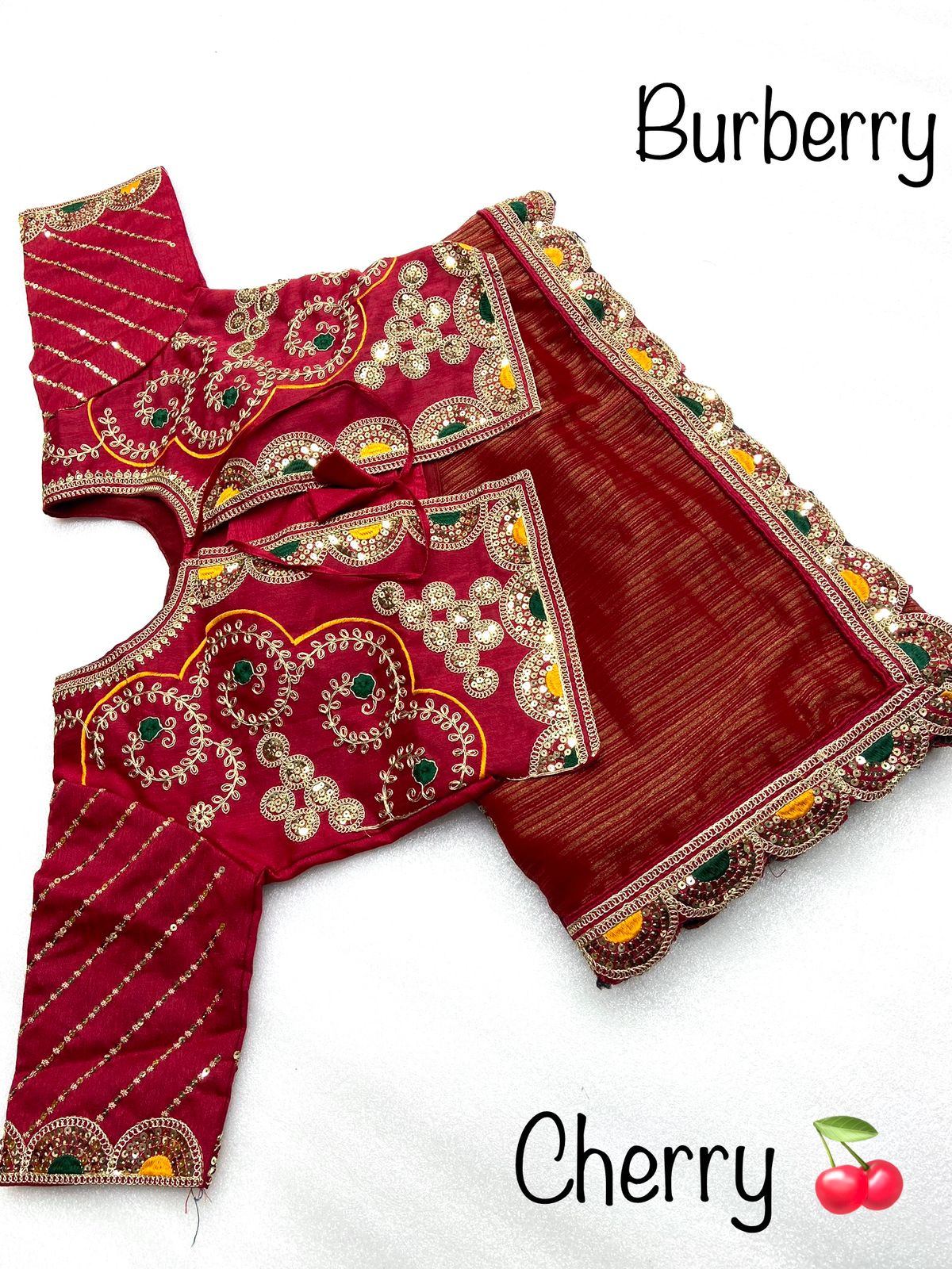 खूबसूरत मुलायम बरबरी सिल्क साड़ी