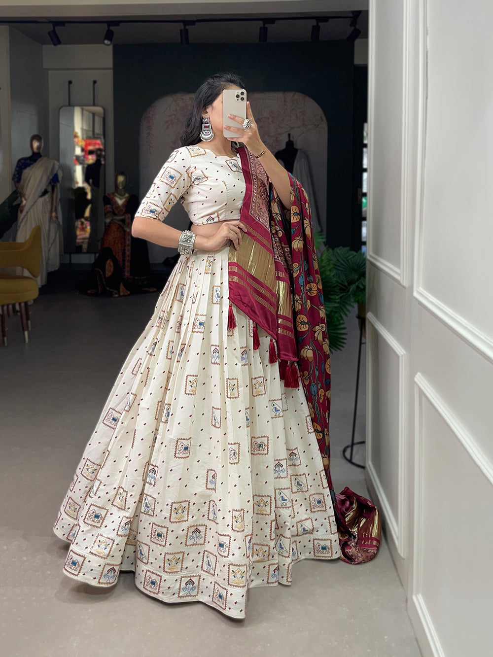 cotton lehenga dress Cotton Lehenga Choli Kathiyawadi Traditional Dress Buy Cotton Chaniya Choli For Navratri For Women In USA Worldwide