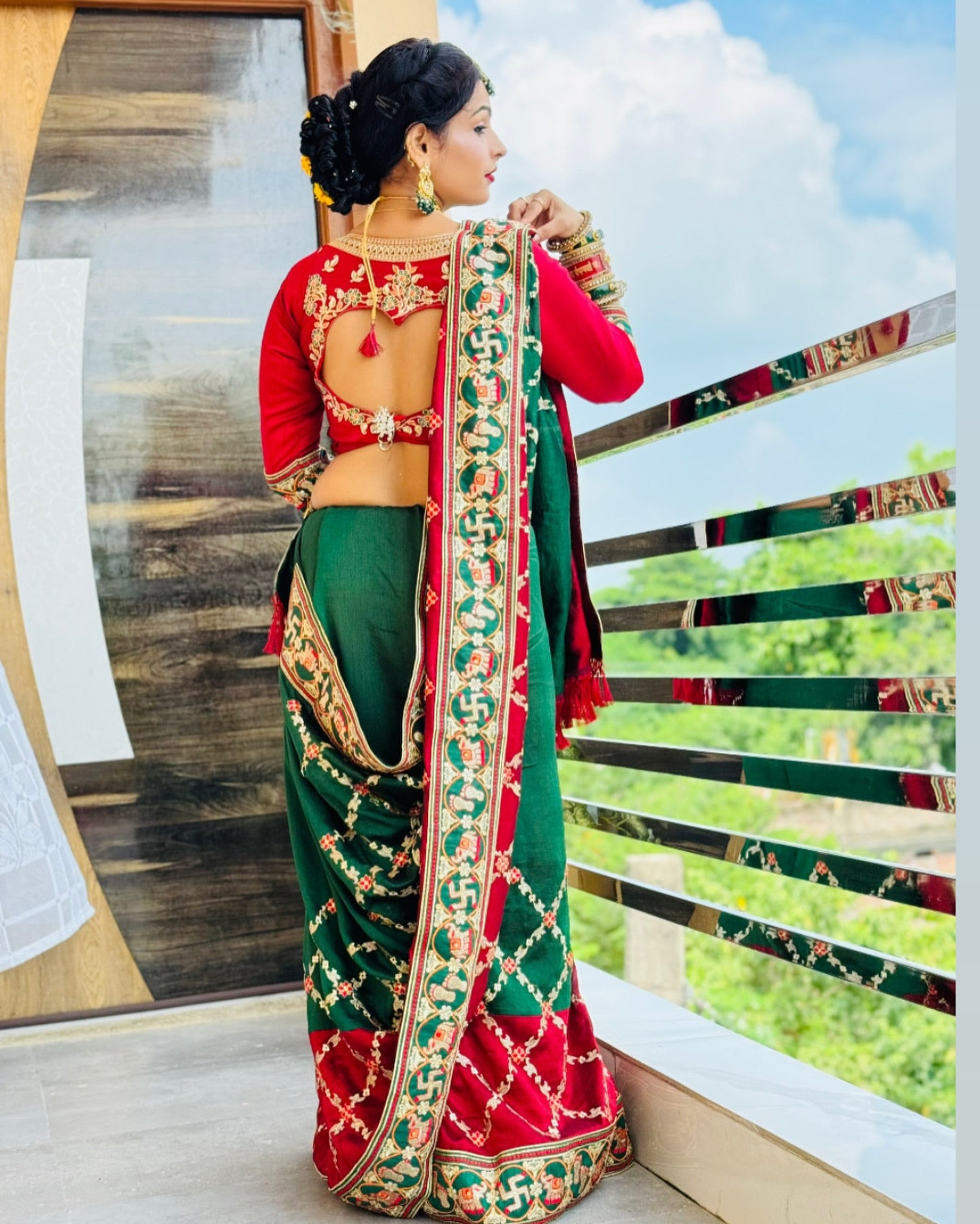 PANETAR PATOLA : 🔱 SHUBH LAABH : 2 🔱 Green