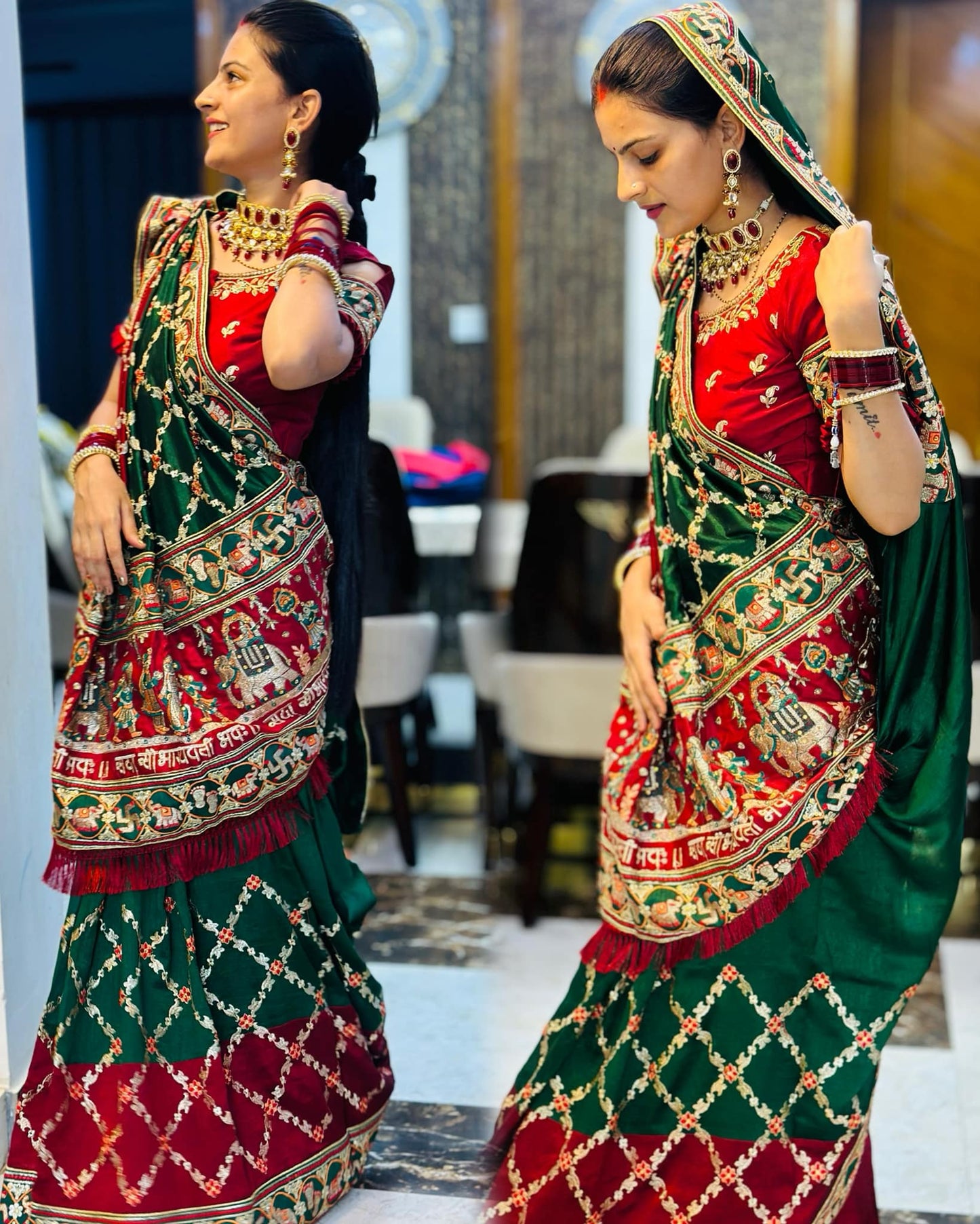 PANETAR PATOLA : 🔱 SHUBH LAABH : 2 🔱 Green