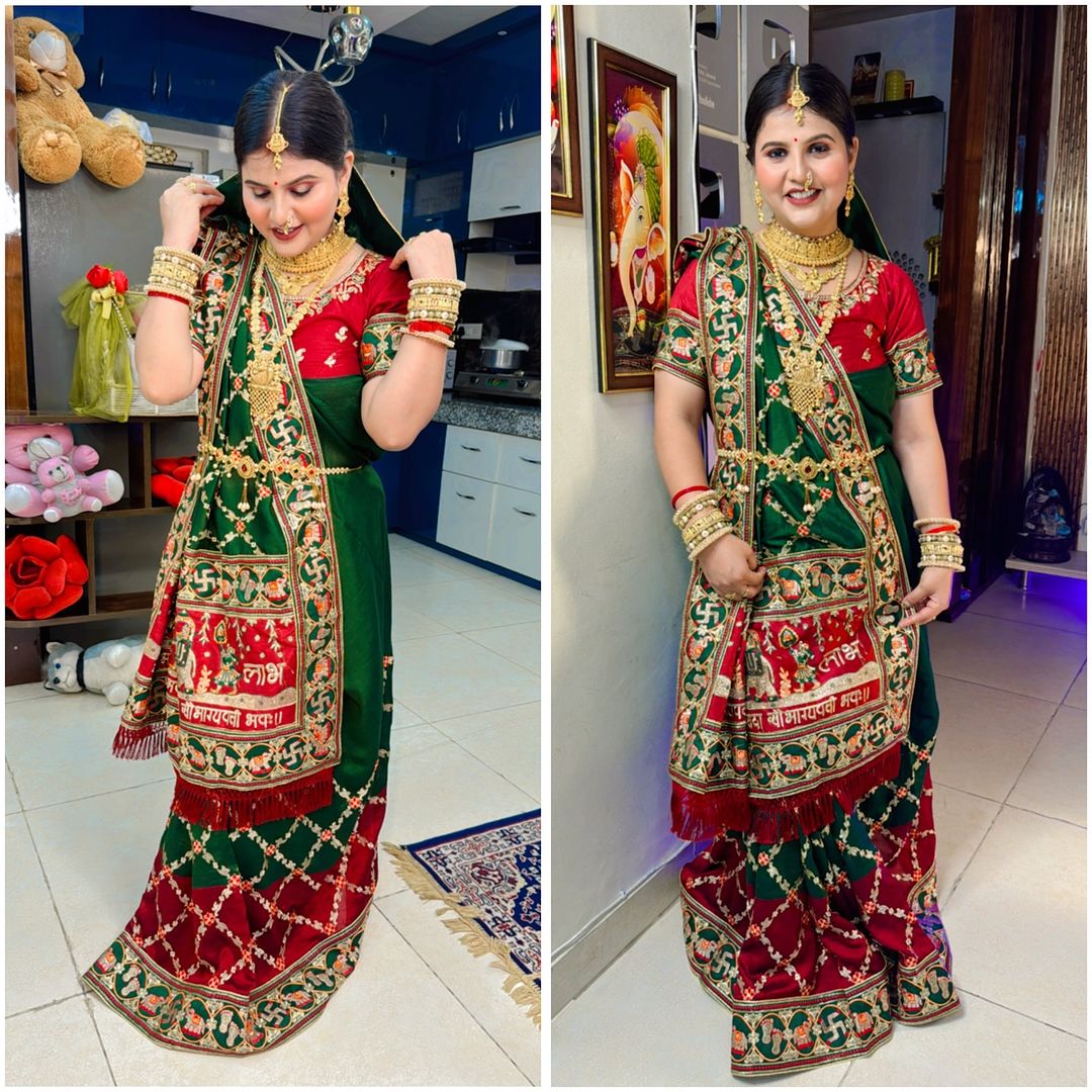 PANETAR PATOLA : 🔱 SHUBH LAABH : 2 🔱 Green