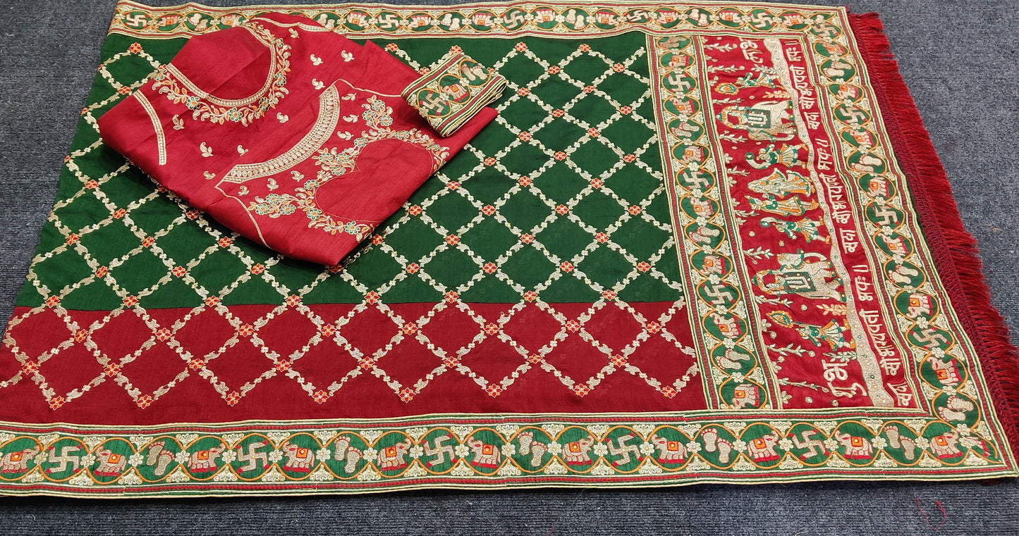 PANETAR PATOLA : 🔱 SHUBH LAABH : 2 🔱 Green