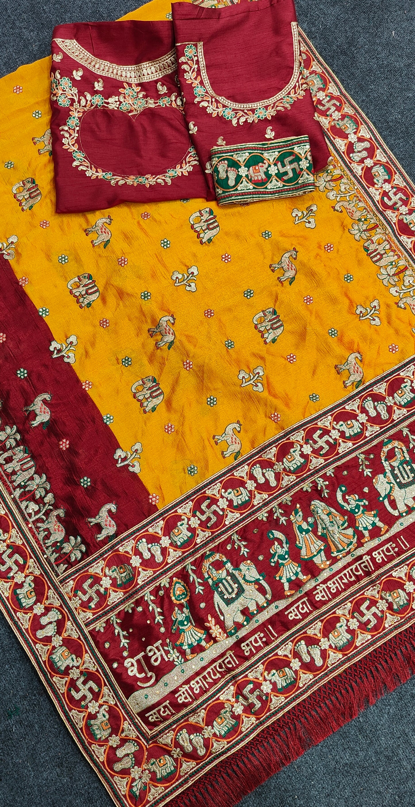 PANETAR PATOLA : 🔱 SHUBH LAABH : 2 🔱 Yellow