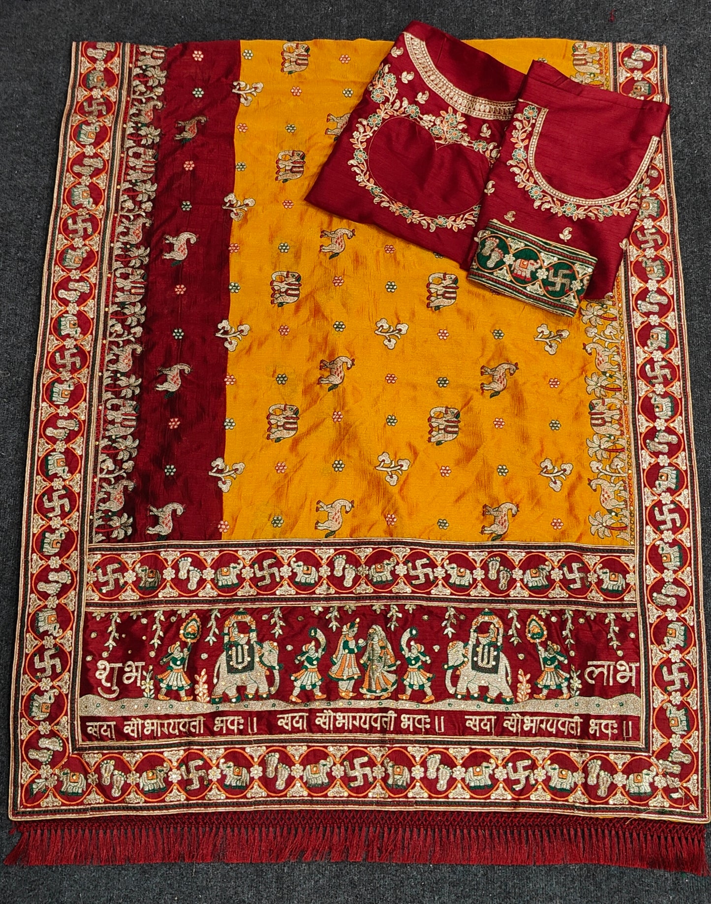 PANETAR PATOLA : 🔱 SHUBH LAABH : 2 🔱 Yellow