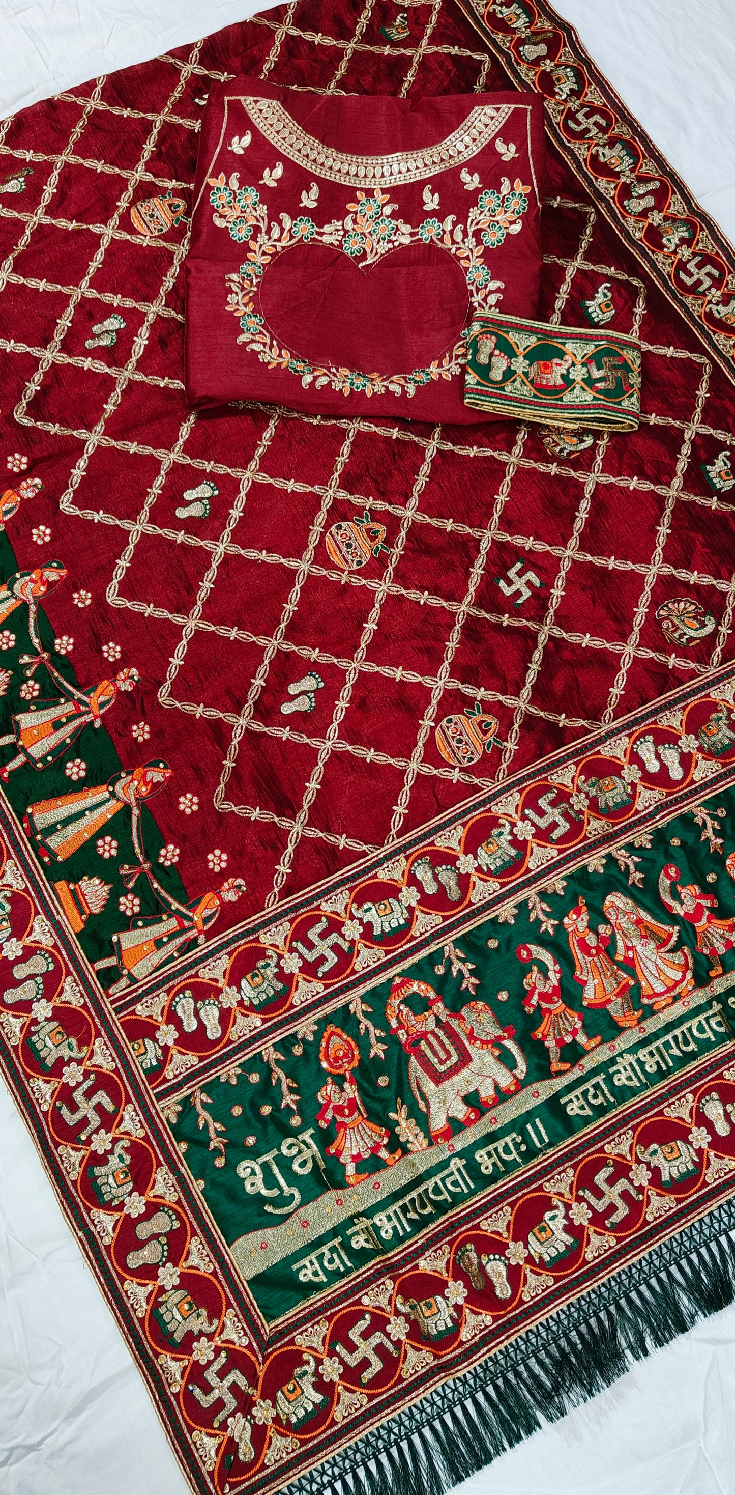 PANETAR PATOLA : 🔱 SHUBH LAABH : 2 🔱 Maroon