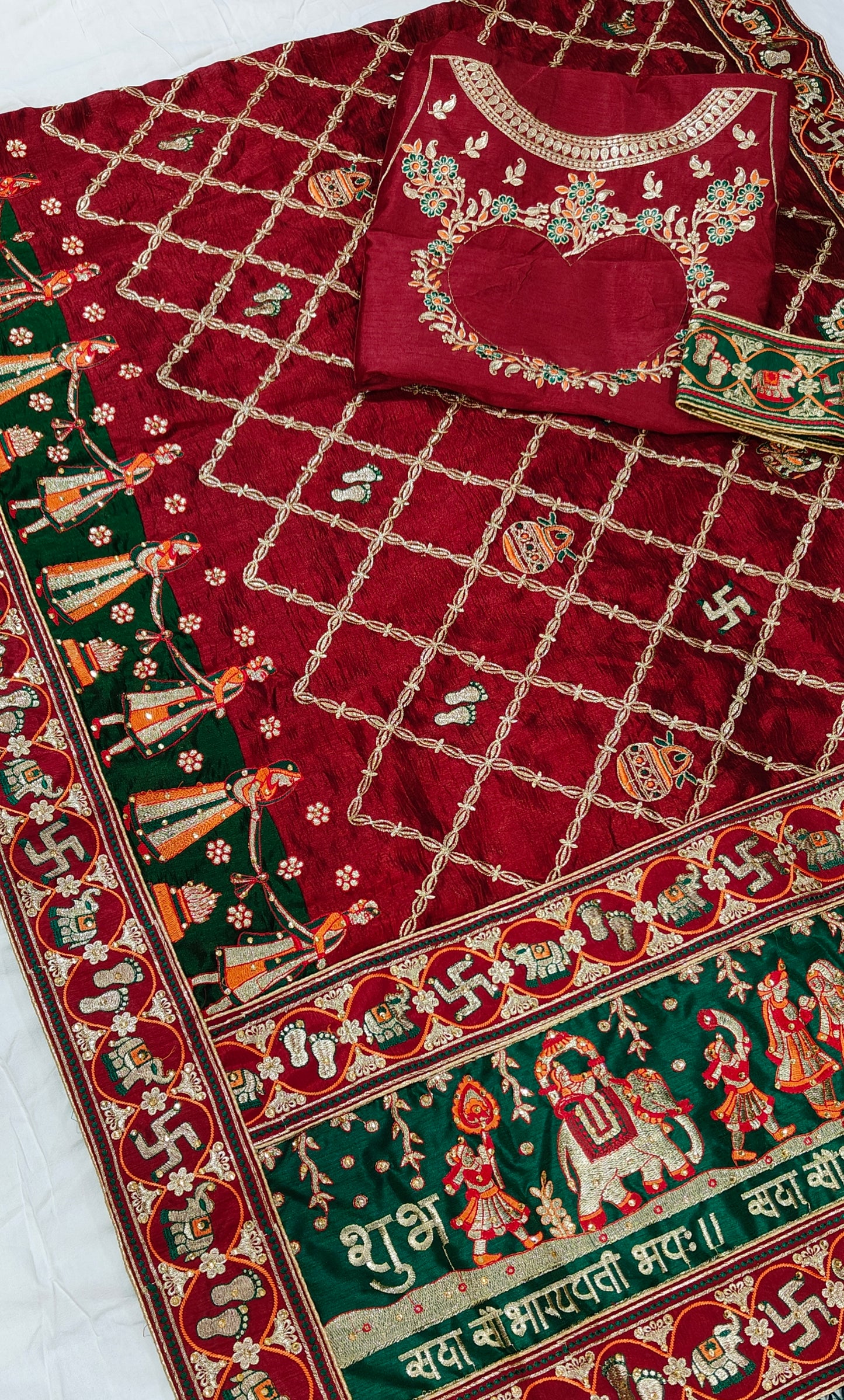 PANETAR PATOLA : 🔱 SHUBH LAABH : 2 🔱 Maroon