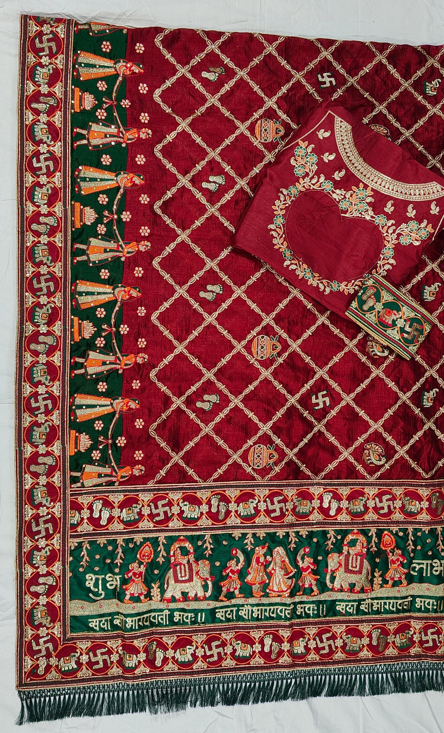 PANETAR PATOLA : 🔱 SHUBH LAABH : 2 🔱 Maroon