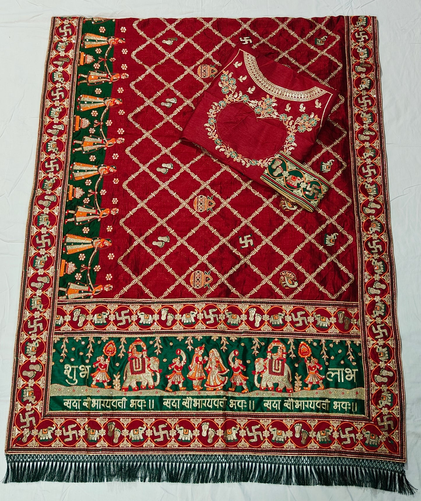 PANETAR PATOLA : 🔱 SHUBH LAABH : 2 🔱 Maroon