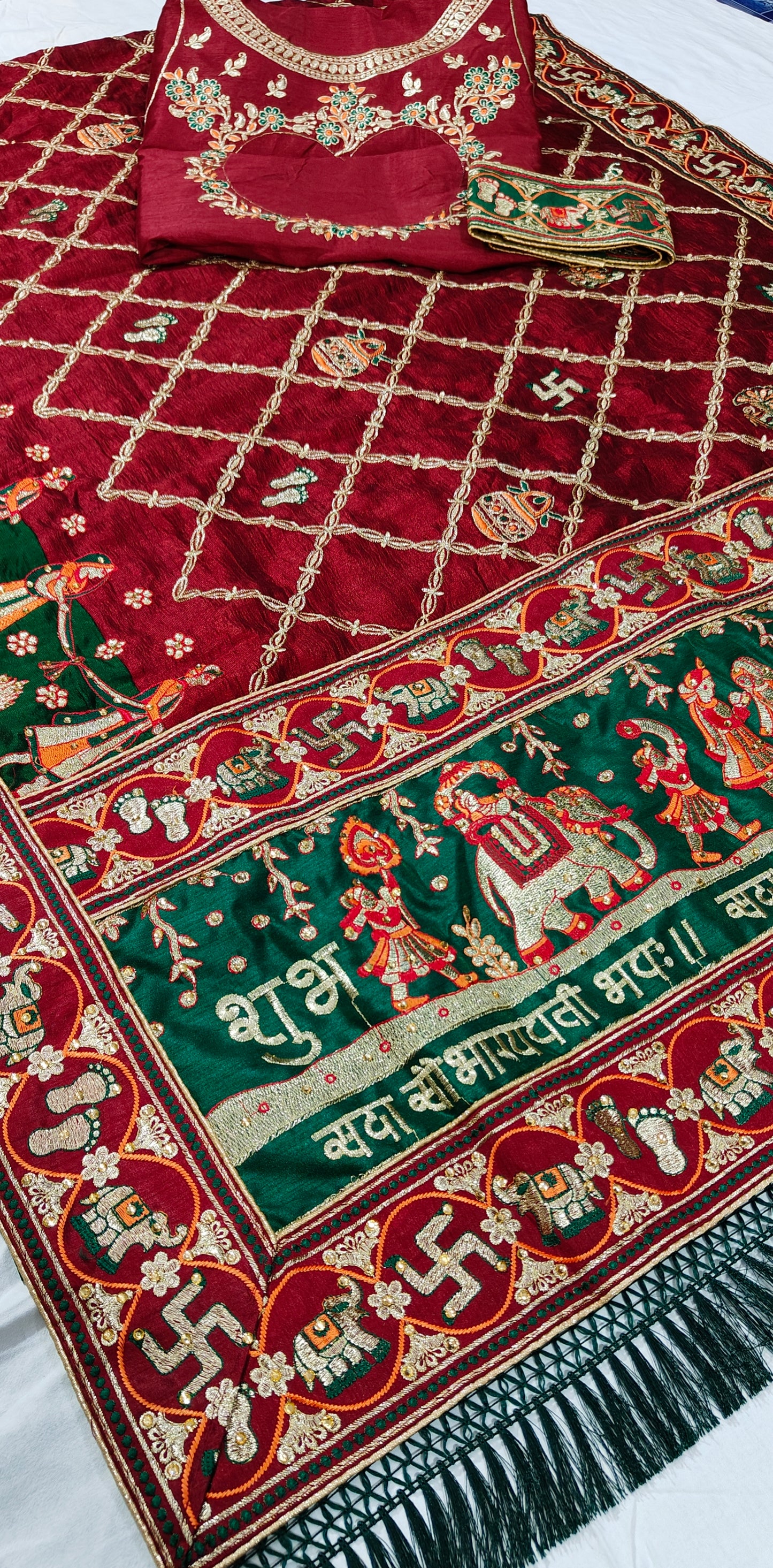 PANETAR PATOLA : 🔱 SHUBH LAABH : 2 🔱 Maroon