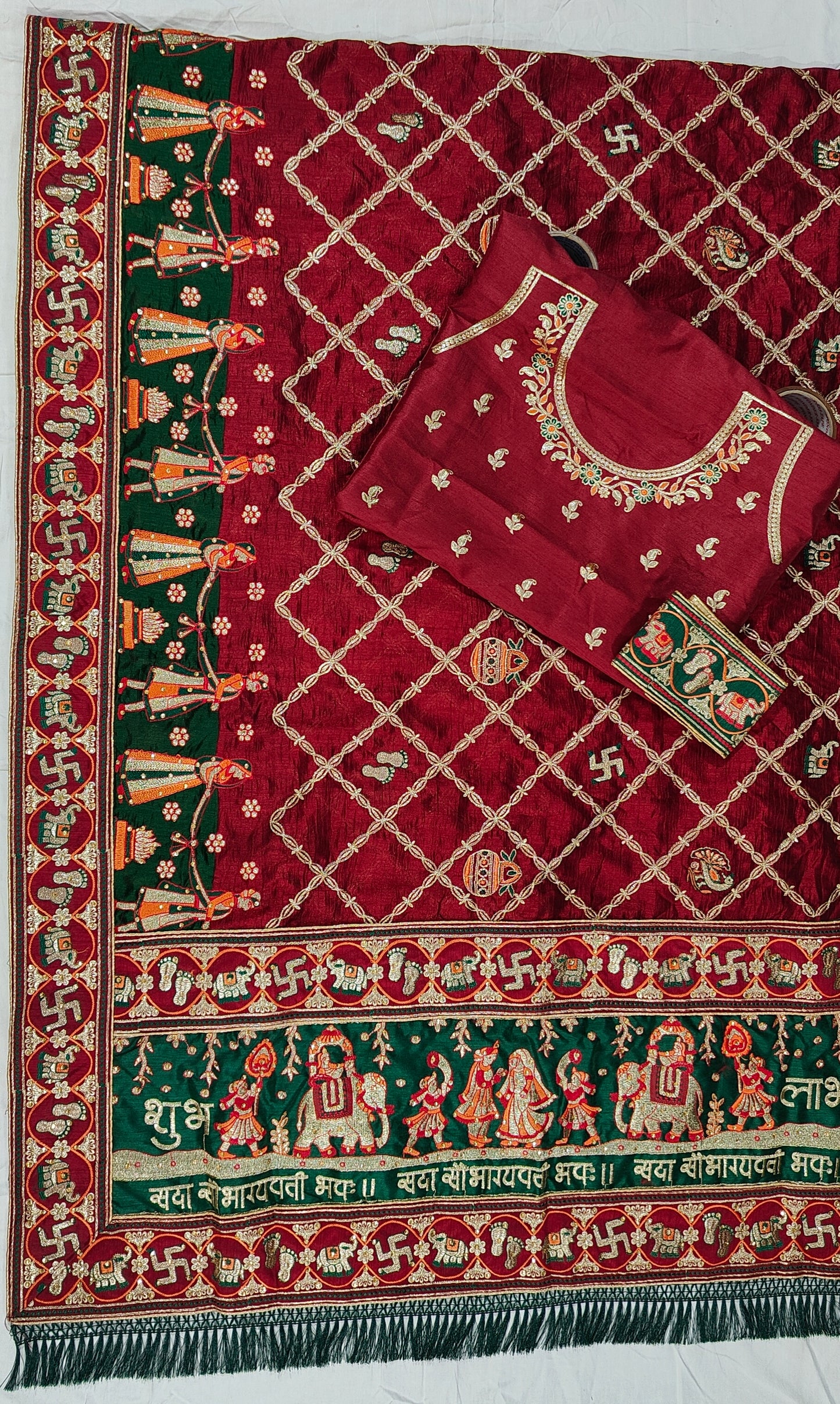 PANETAR PATOLA : 🔱 SHUBH LAABH : 2 🔱 Maroon