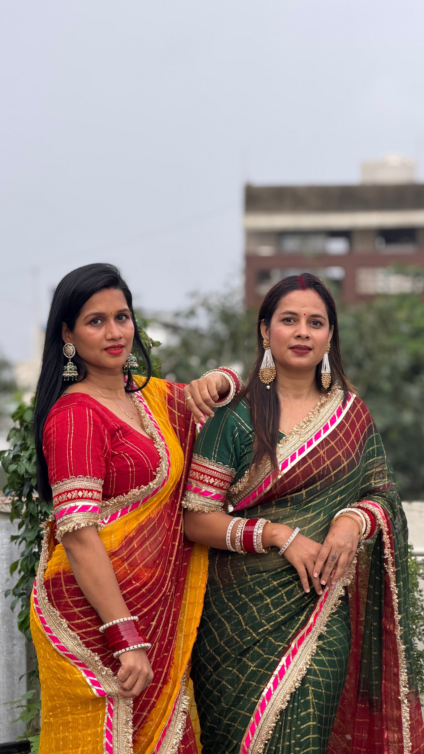 Pure Viscose Green - maroon Colour Ghatchola Saree