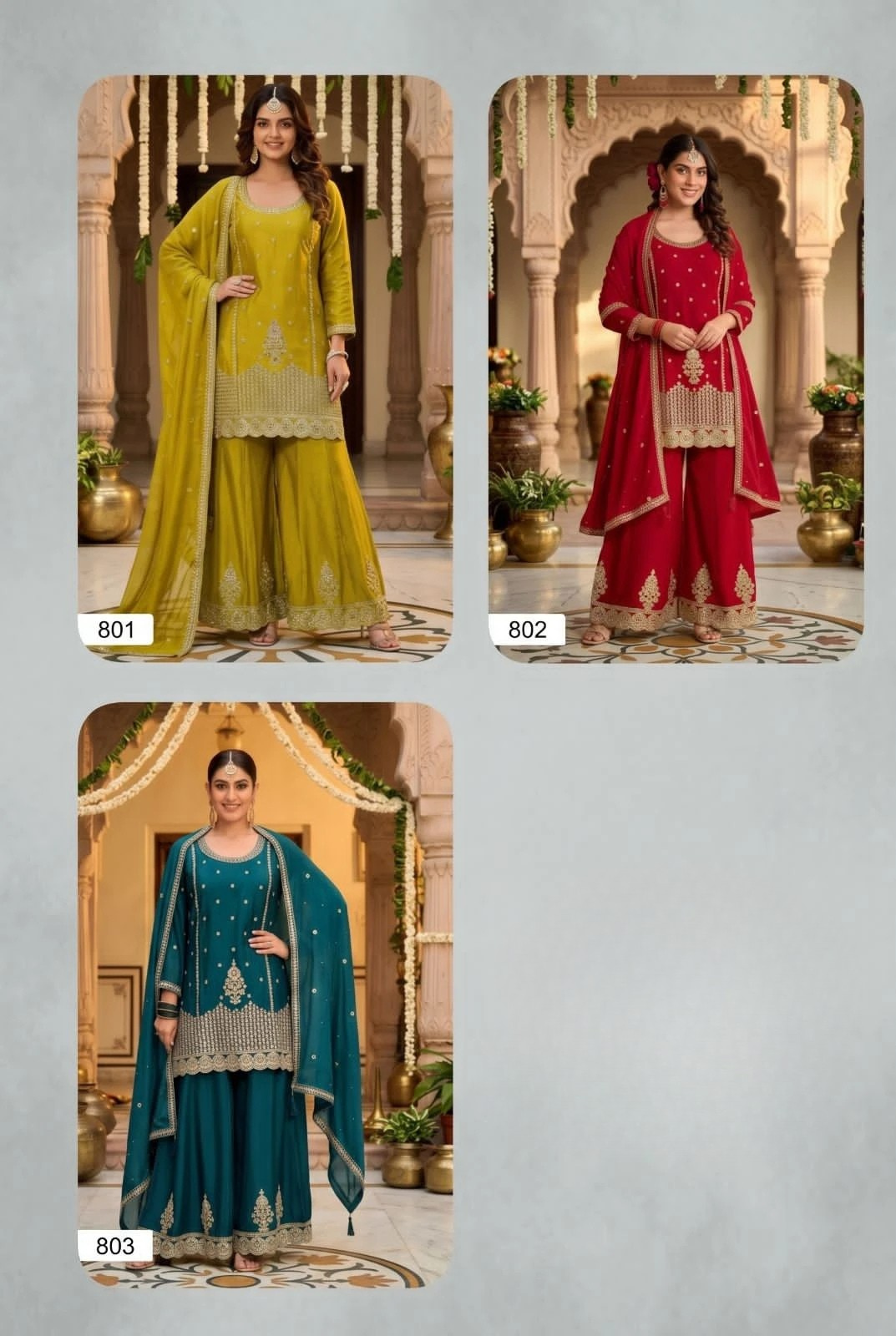 Roohaa Vol 8  suits Plazzo Pant