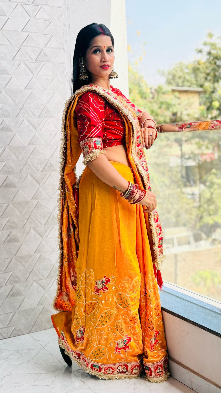 TULSI - VAT SAVITRI SPECIAL SAREE Sati Savitri Saree Womens Sarees Yellow