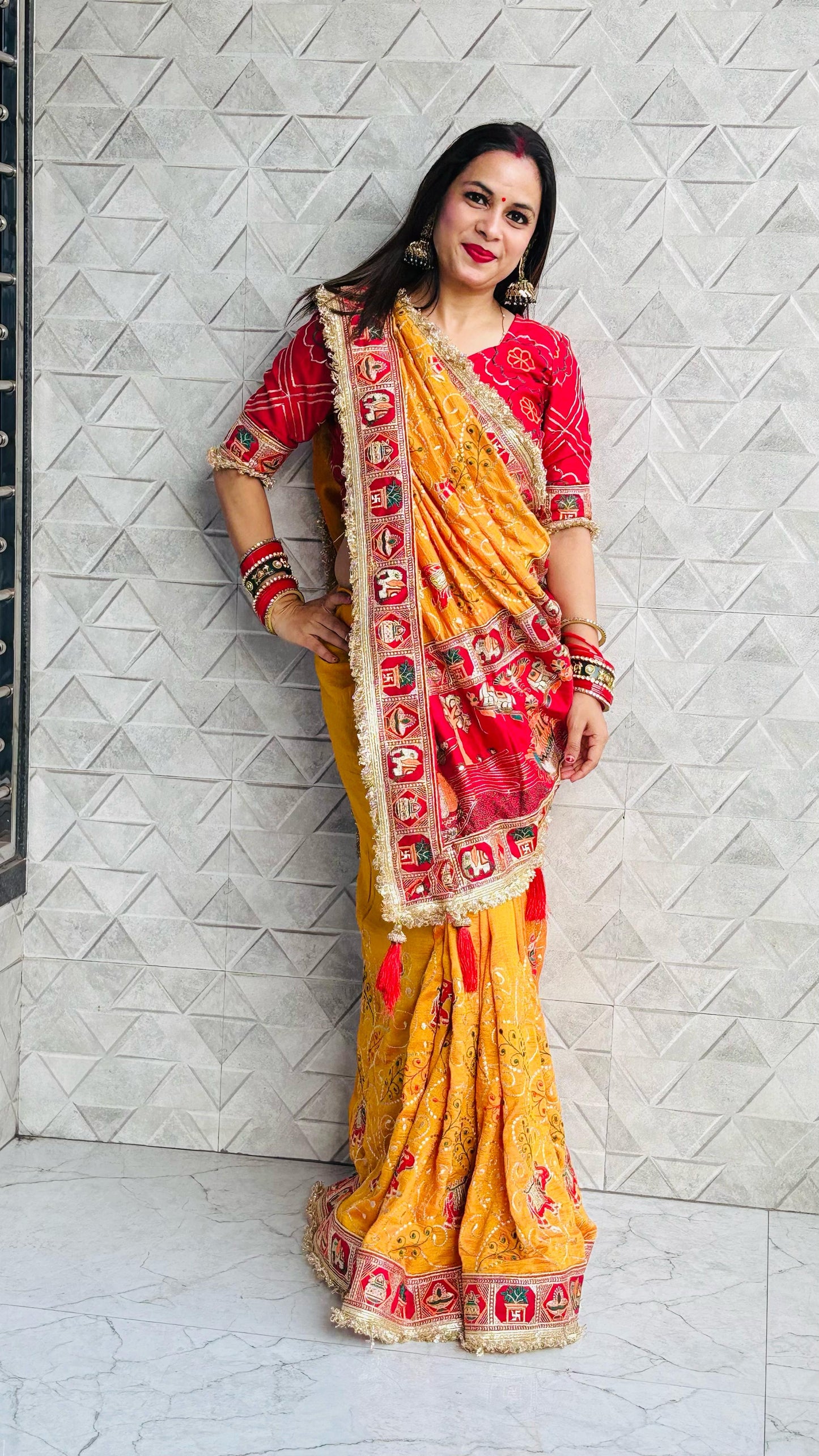 TULSI - VAT SAVITRI SPECIAL SAREE Sati Savitri Saree Womens Sarees Yellow