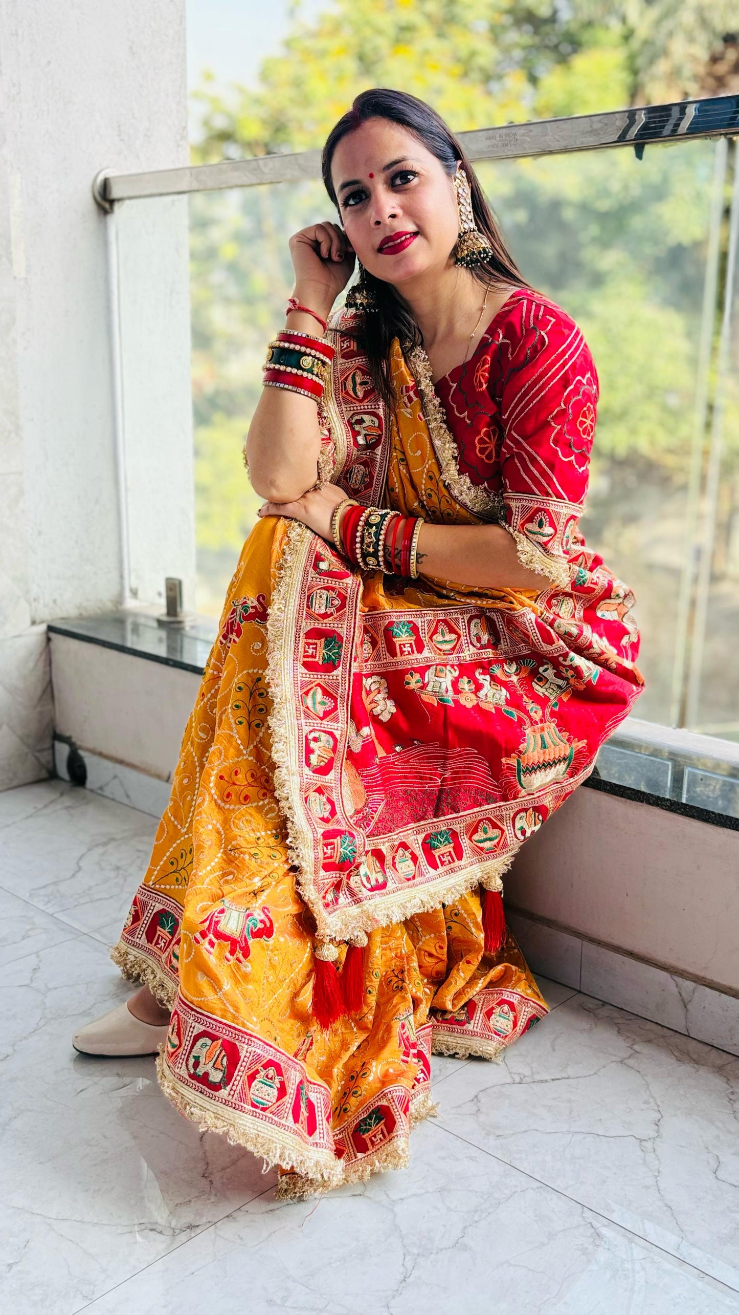 TULSI - VAT SAVITRI SPECIAL SAREE Sati Savitri Saree Womens Sarees Yellow