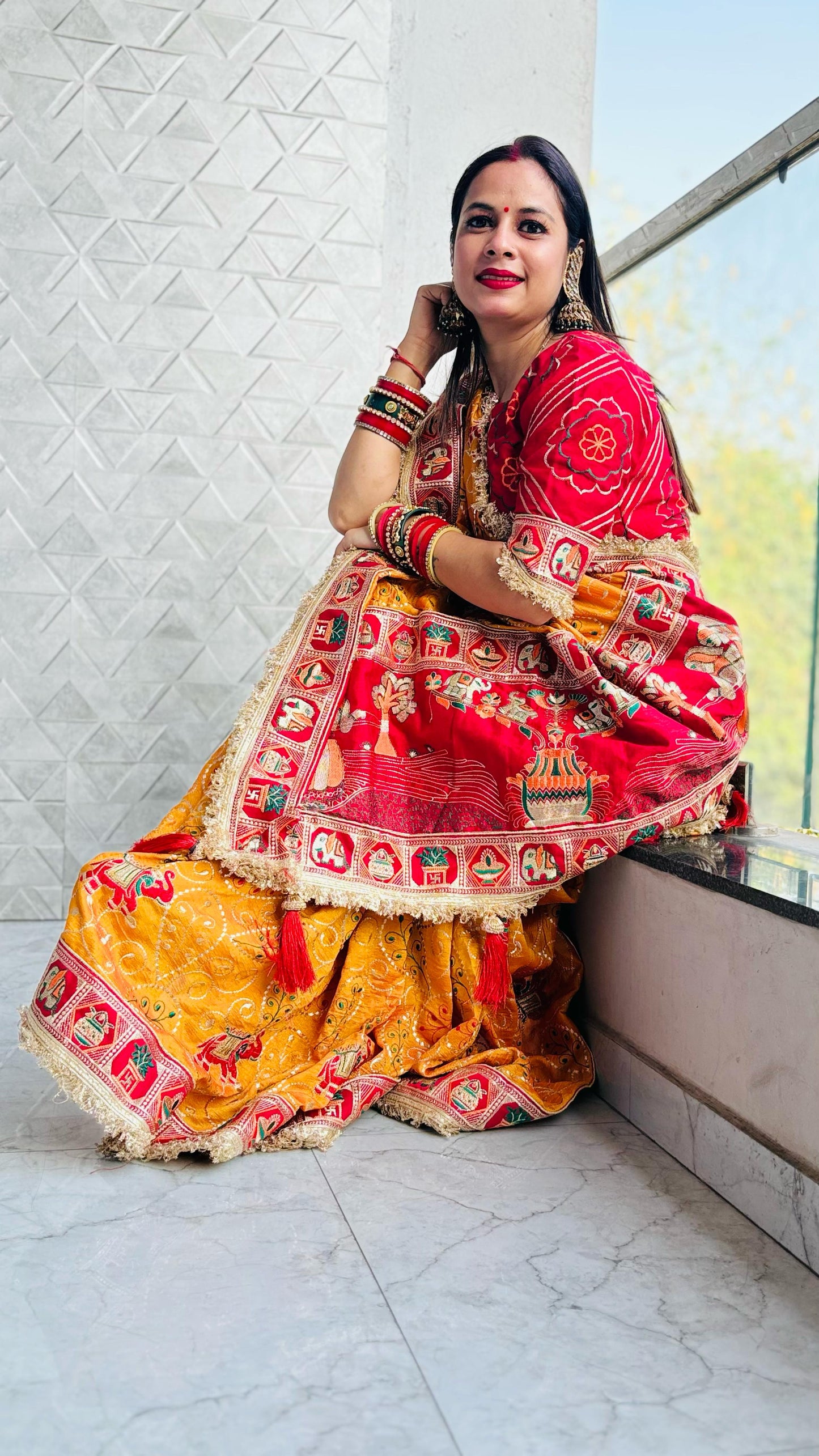 TULSI - VAT SAVITRI SPECIAL SAREE Sati Savitri Saree Womens Sarees Yellow