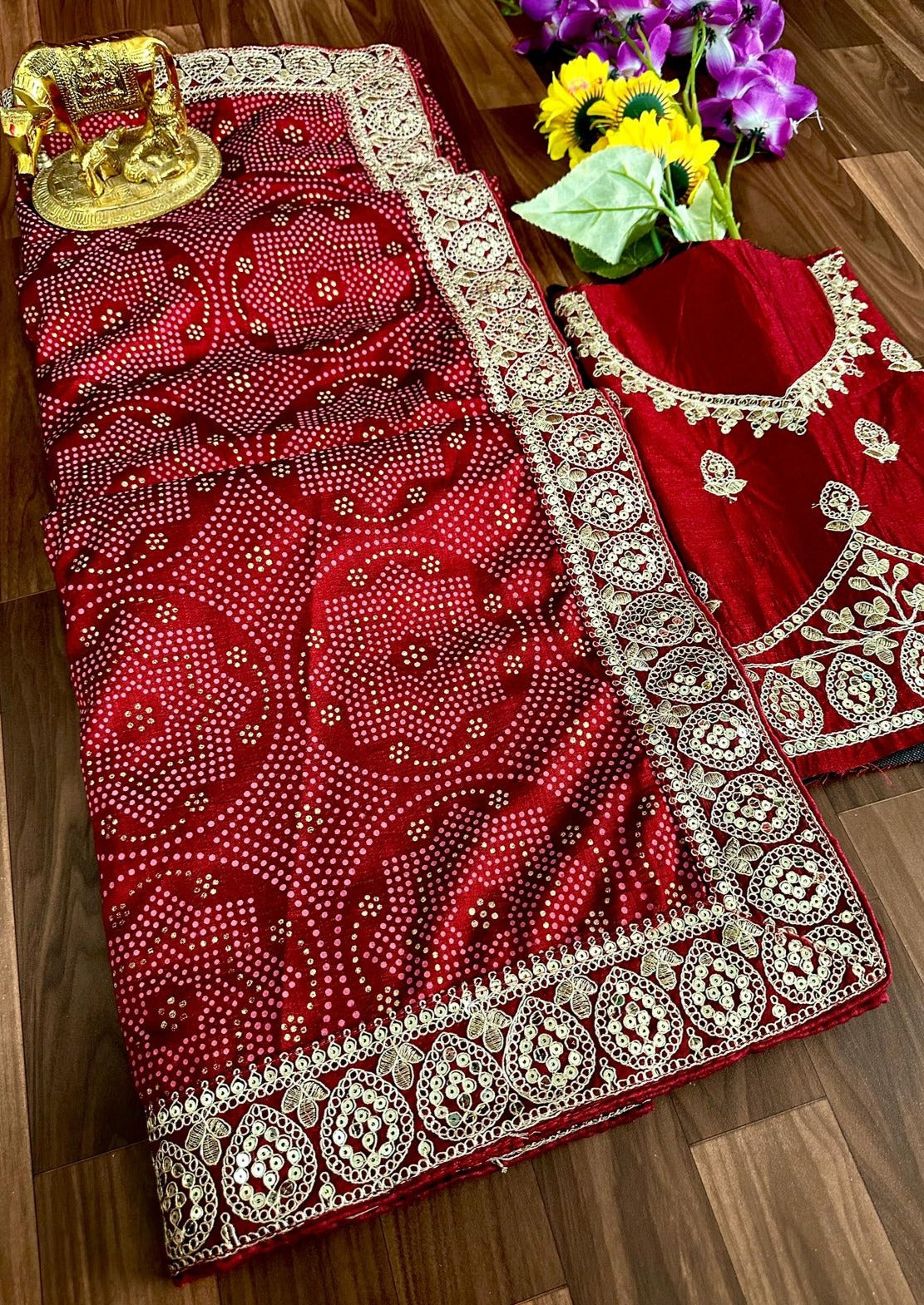 Color Of language Dola Silk Saree