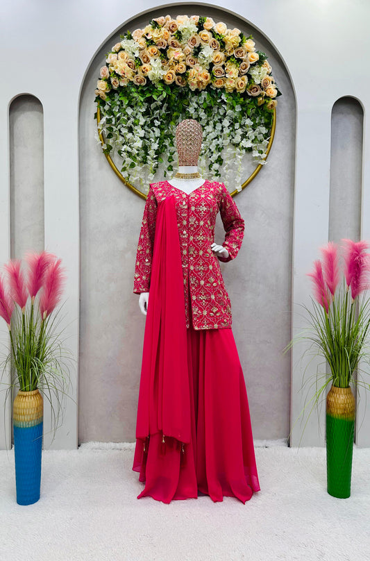 Designer Koti Pattren Work Salwar Suit