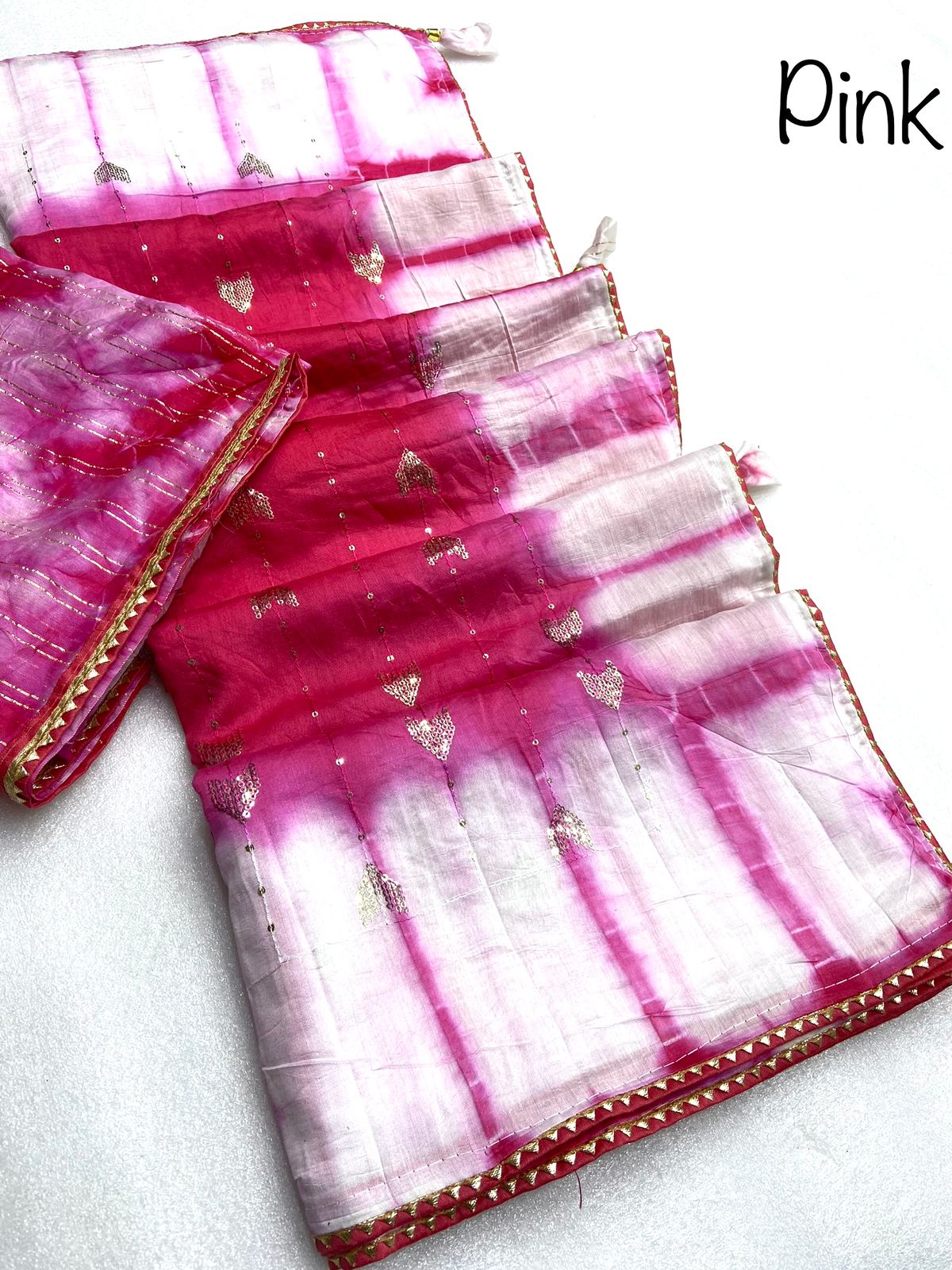 Unique Batik Printed Cotton Work Saree