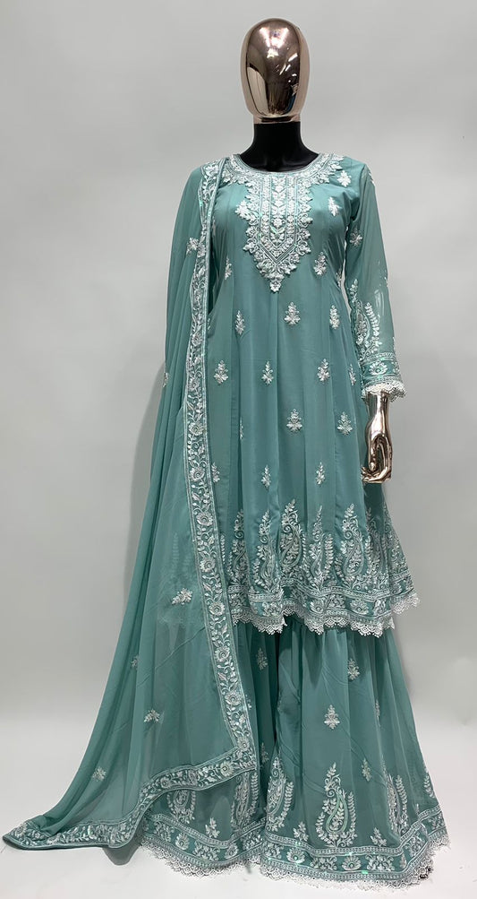 Lovely Light  Colour Georgette Salwar Suit